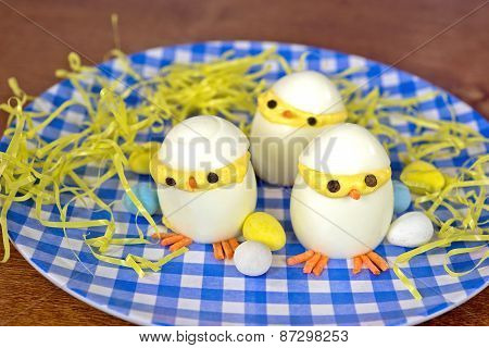 Easter deviled eggs
