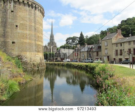 Picturesque Fougeres, Brittany.