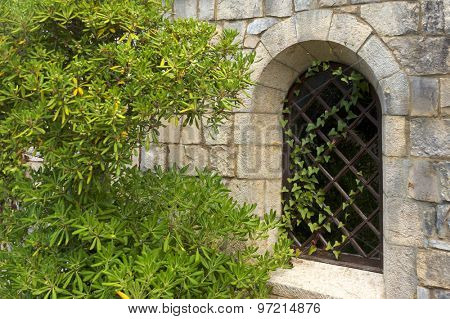 Architectural detail in Algarve, Portugal, Europe