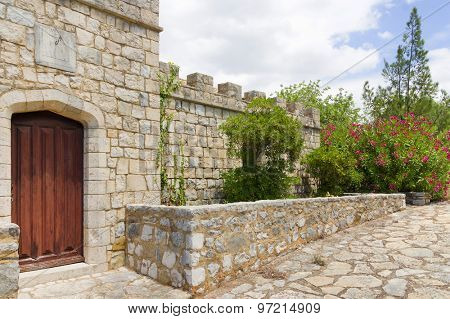 Architectural detail in Algarve, Portugal, Europe