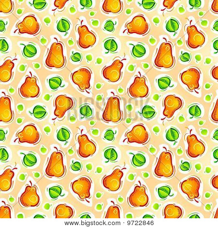 Körte seamless pattern