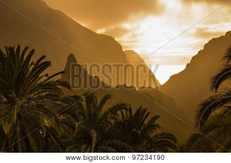 Tenerife On Sunset