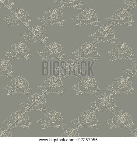 roses pattern seamless