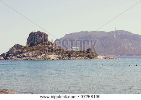 Kastri small island near Kefalos village