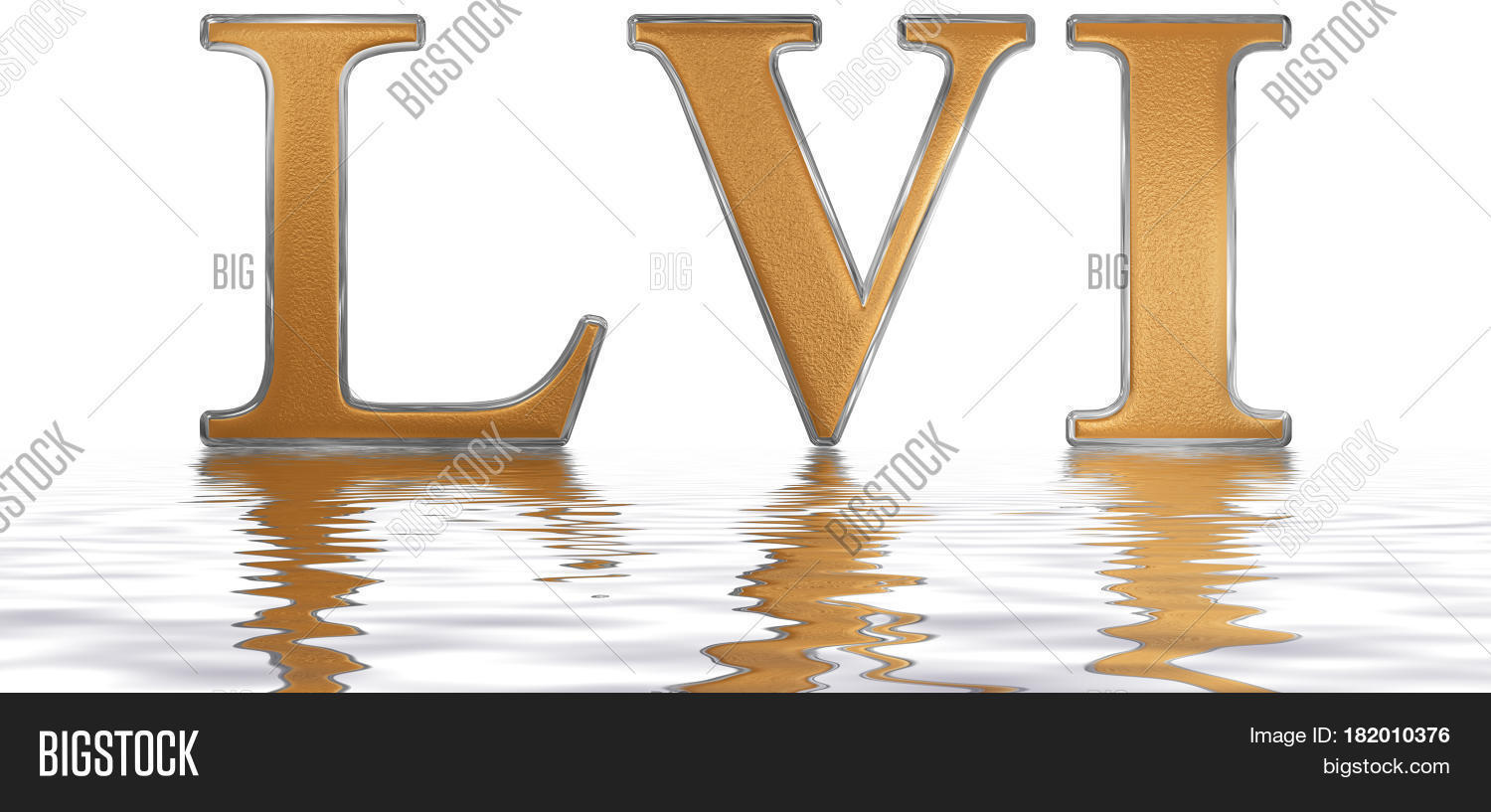 Roman Numeral Lvi Sex Image Photo Free Trial Bigstock