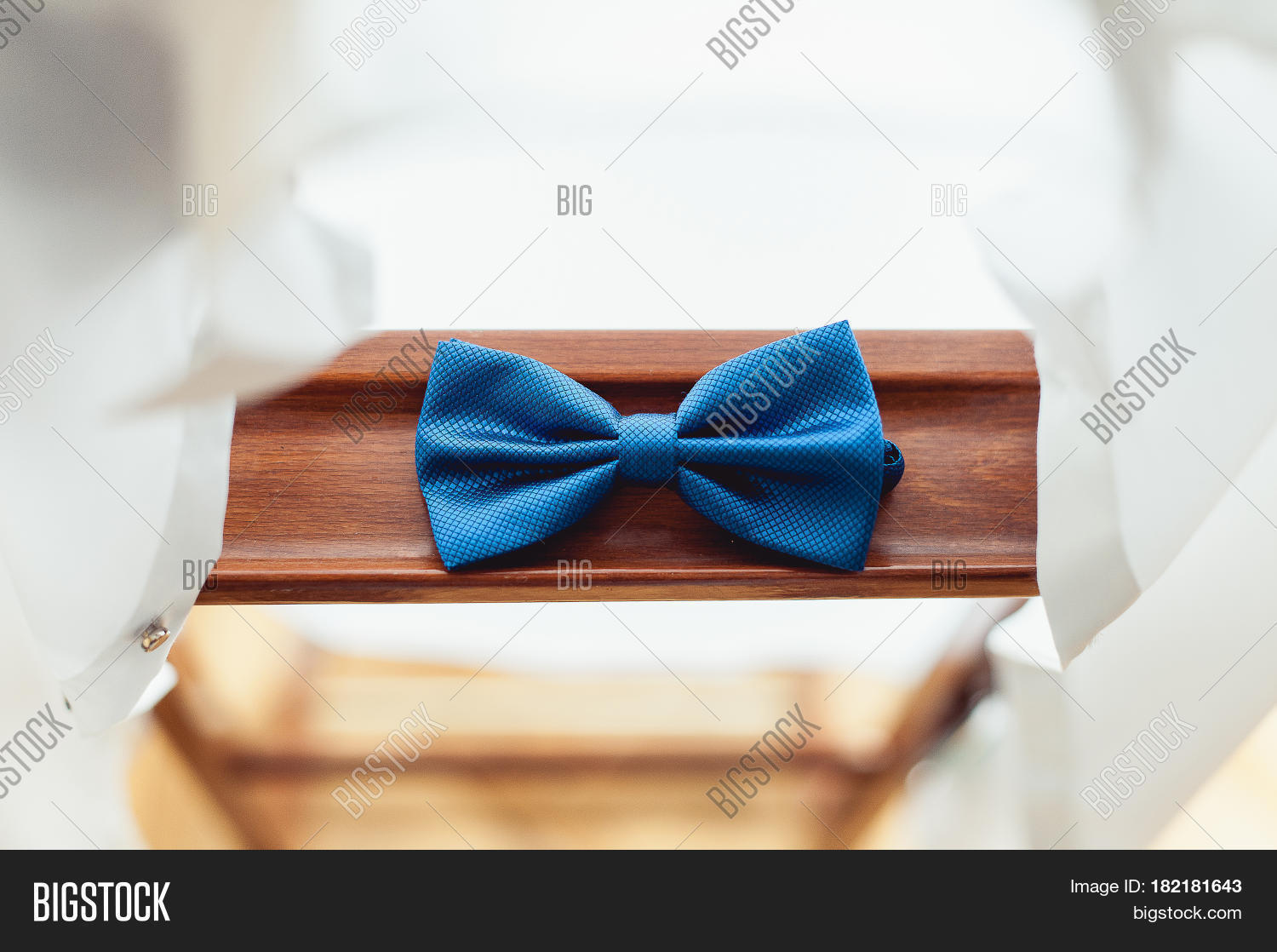 Blue White Bow Tie On Image & Photo (Free Trial) | Bigstock