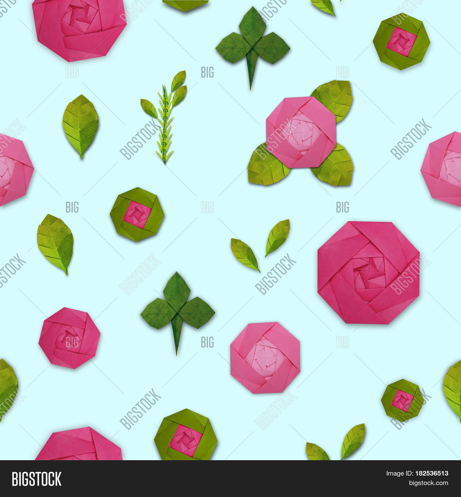 Origami Paper Pink Image & Photo (Free Trial) | Bigstock
