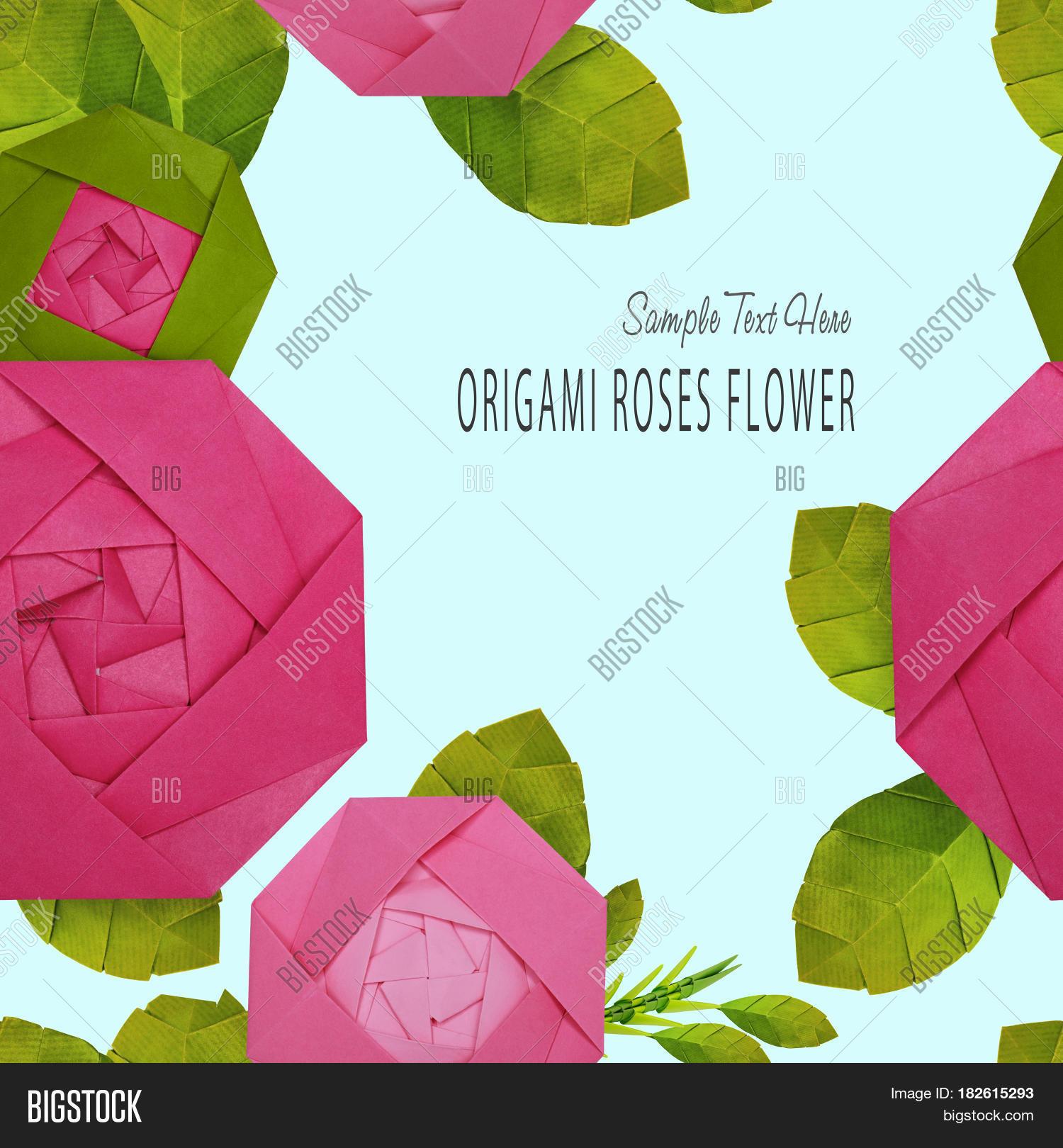 Origami Paper Pink Image & Photo (Free Trial) | Bigstock
