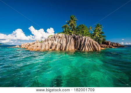 Beautiful St. Pierre Island at Seychelles