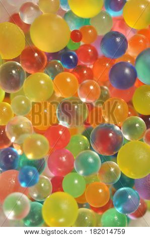 Background Made With Scattered Color Balls