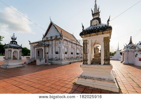 The area of Wat Khu Tao Mae Tom Bang Klam Songkhla Thailand