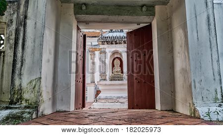 The area of Wat Khu Tao Mae Tom Bang Klam Songkhla Thailand
