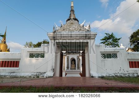 The area of Wat Khu Tao Mae Tom Bang Klam Songkhla Thailand
