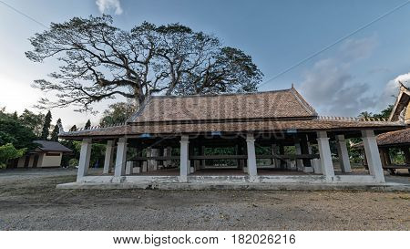 The area of Wat Khu Tao Mae Tom Bang Klam Songkhla Thailand