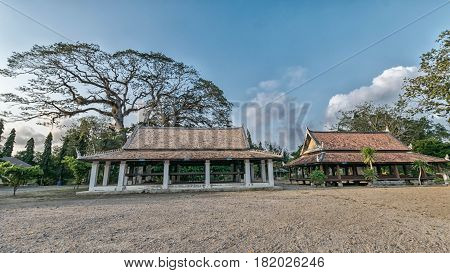 The area of Wat Khu Tao Mae Tom Bang Klam Songkhla Thailand