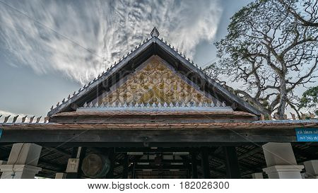 The area of Wat Khu Tao Mae Tom Bang Klam Songkhla Thailand