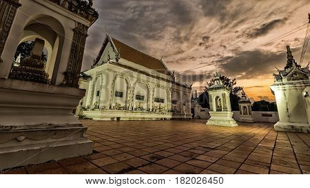 The area of Wat Khu Tao Mae Tom Bang Klam Songkhla Thailand