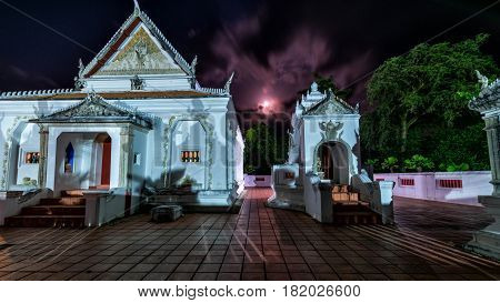 The area of Wat Khu Tao Mae Tom Bang Klam Songkhla Thailand