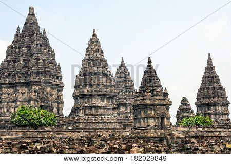 Prambanan Is A Hindu Temple Compound In Java On Indonesia