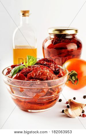 Italian Dish - Sundried Tomato With Oil And Spice