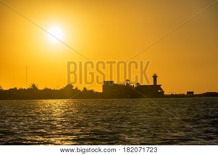 Sunset Over Rio Lagartos