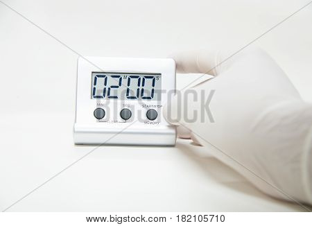 Timer Laboratory Equipment Testing Couting  Dow Of Time.