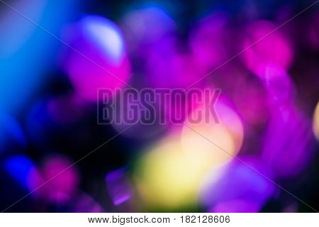 Purple tone Abstract bokeh light background.night background