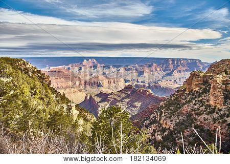 morning light sunrise at Grand Canyon, Arizona, USA