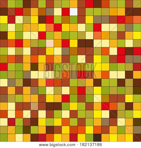 small multicolored background tile pixel in a chaotic manner