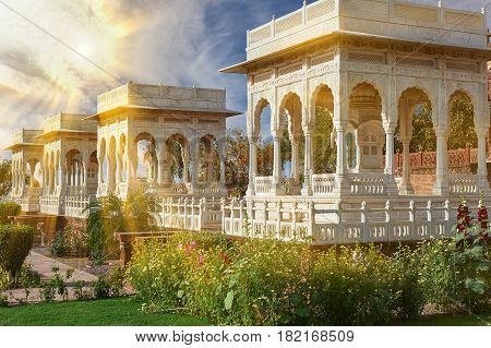 The Jaswant Thada Is A Cenotaph Located In Jodhpur, In The India