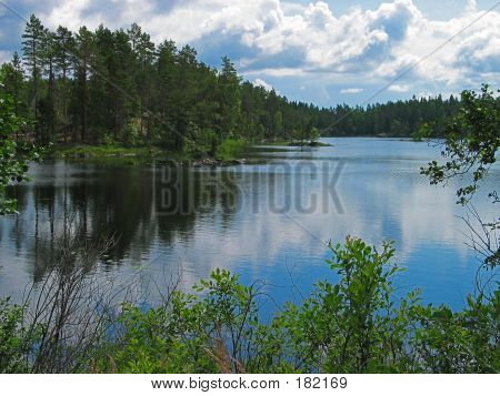 Petit lac de Norvège