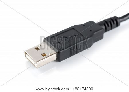 USB cable isolated on a white background