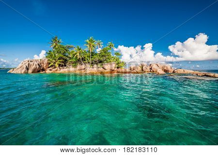 Beautiful St. Pierre Island at Seychelles
