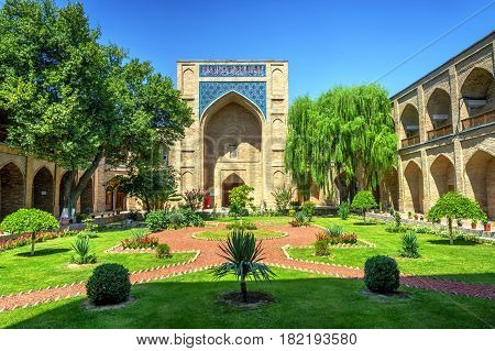 Atrium Garden Of Kukeldash Madrasah, Uzbekistan