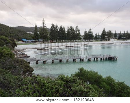 Middleton Beach, a protected swimming beach in Albany, Western Australia