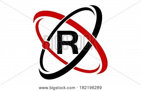 This vectro describe about Atom Technology Logo Initial R