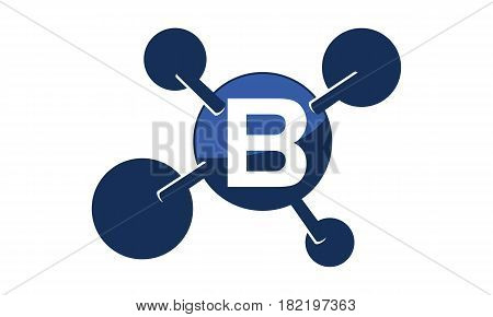 Synergy Logo connection Together Science Initial B