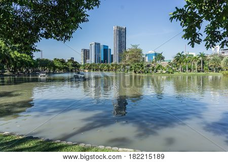 CHATUCHAK PARK, A large public park that sits next to Chatuchak Weekend Market in Bangkok Thailand