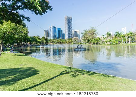 CHATUCHAK PARK, A large public park that sits next to Chatuchak Weekend Market in Bangkok Thailand