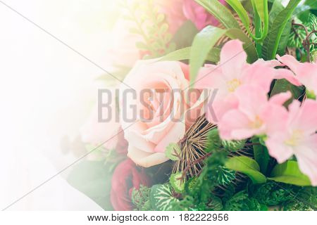 neauty wedding rose decoration for love wedding background