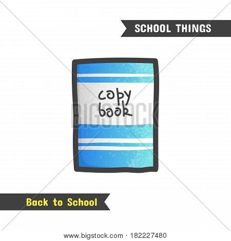 Back To School Supplies, Vector Hand Drawn Icon