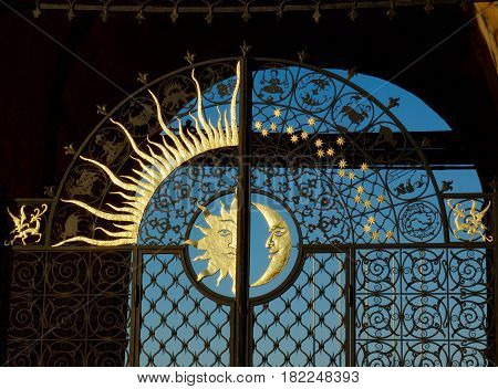 Gate of Soyembika tower in Kazan's Kremlin, Russia
