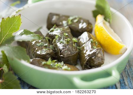 Stuffed wine leafs