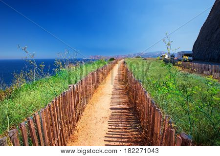 Beautiful Coastline Landscape, Corsica, France, Europe.