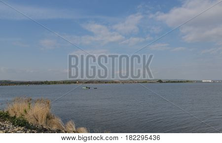 Palava area in spring sunny day between Popice and Dolni Vestonice villages