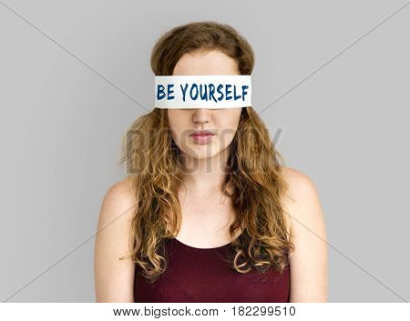 Yourself overlay word young people
