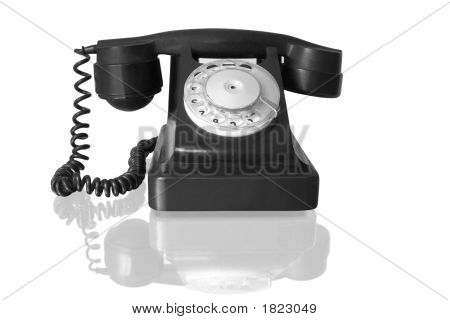 Ročník černý telefon