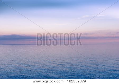 Magnificent colors of the Mediterranean. Italy. Ligurian coast of the sea. Abstract color.