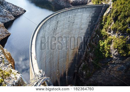The Gordon Dam, Also Known As The Gordon River Dam