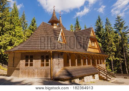 Sanctuary Of Mary In Wiktorowki.
